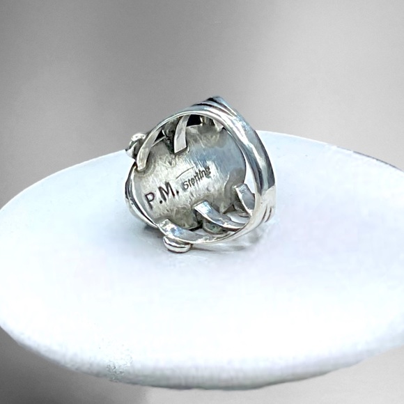 🌺Vintage P. McCray Navajo Sterling Turquoise Ring - Picture 7 of 15